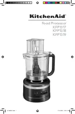 Preview for 1 page of KitchenAid KFP1317 Manual