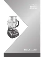 Preview for 1 page of KitchenAid KFP1330 Instructions Manual