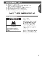 Preview for 5 page of KitchenAid KFP1330 Instructions Manual