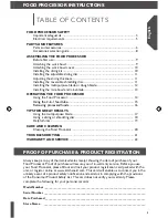 Предварительный просмотр 3 страницы KitchenAid KFP1466 Instructions Manual