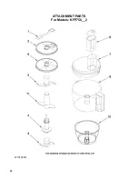 Предварительный просмотр 38 страницы KitchenAid KFP710 Service Manual