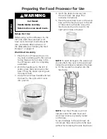 Preview for 10 page of KitchenAid KFP750BW - 12 Cup Food Processor Instructions And Recipes Manual