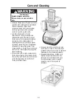 Preview for 16 page of KitchenAid KFPM650 Instructions And Recipes Manual