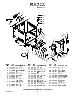 Предварительный просмотр 3 страницы KitchenAid KFRS361TSS00 Parts List