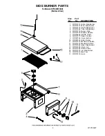 Предварительный просмотр 4 страницы KitchenAid KFRS365TSS - Outdoor 36" Gas GRI Parts List