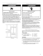 Preview for 3 page of KitchenAid KFXL25RYMS2 User Instructions