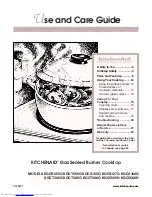 KitchenAid KGCC505H Use And Care Manual предпросмотр