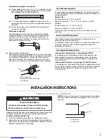 Preview for 5 page of KitchenAid KGCC506RWW - 30" Gas Cooktop Installation Instructions Manual