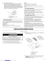 Предварительный просмотр 9 страницы KitchenAid KGCD807XBL02 Installation Instructions Manual