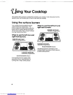 Предварительный просмотр 8 страницы KitchenAid KGCG260S Use And Care Manual