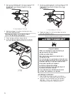 Предварительный просмотр 14 страницы KitchenAid KGCK346BSS Installation Instructions Manual