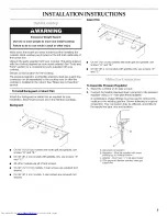 Предварительный просмотр 9 страницы KitchenAid KGCP462KSS04 Installation Instructions Manual