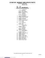 Preview for 2 page of KitchenAid KGCP467JSS04 Parts List