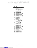 Preview for 2 page of KitchenAid KGCP467JSS06 Parts List