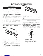 Preview for 9 page of KitchenAid KGCP484KSS Installation Instructions Manual