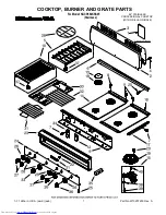 KitchenAid KGCP484KSS05 Parts List preview