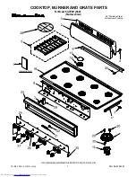 Preview for 1 page of KitchenAid KGCP487JSS06 Parts List