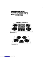 Предварительный просмотр 1 страницы KitchenAid KGCS100 Use And Care Manual