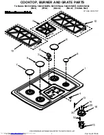 KitchenAid KGCS105GAL2 Parts List preview