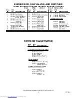 Предварительный просмотр 4 страницы KitchenAid KGCS166GAL1 Parts List