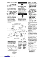 Предварительный просмотр 2 страницы KitchenAid KGCT305EBL0 Installation Instructions Manual