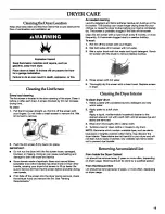 Preview for 19 page of KitchenAid KGHS01 Use & Care Manual