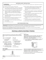 Preview for 4 page of KitchenAid KGHS02RMT0 Use & Care Manual