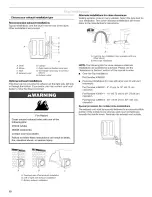 Preview for 10 page of KitchenAid KGHS02RMT0 Use & Care Manual