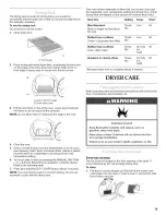 Preview for 19 page of KitchenAid KGHS02RMT0 Use & Care Manual