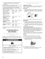 Preview for 42 page of KitchenAid KGHS02RMT0 Use & Care Manual