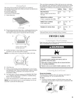 Предварительный просмотр 19 страницы KitchenAid KGHS02RMT1 Use & Care Manual