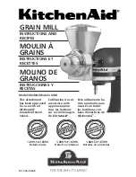 KitchenAid KGM Instructions And Recipes Manual preview