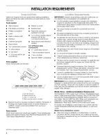 Preview for 4 page of KitchenAid KGR Installation Instructions Manual