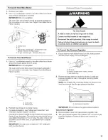 Preview for 15 page of KitchenAid KGR Installation Instructions Manual