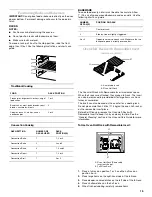 Preview for 15 page of KitchenAid KGRA806, KGRK806, KGSI901, KGS Use And Care Manual