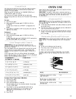 Preview for 11 page of KitchenAid KGRC608 Use & Care Manual