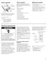 Preview for 3 page of KitchenAid KGRC707LBL0 Installation Instructions Manual