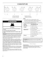 Preview for 6 page of KitchenAid KGRK201 Use & Care Manual