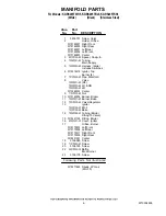 Preview for 6 page of KitchenAid KGRS205TBL5 Parts List