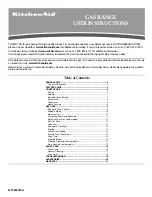 Preview for 1 page of KitchenAid KGRS306BSS Use & Care Manual