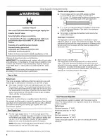 Предварительный просмотр 6 страницы KitchenAid KGRS306BSS1 Installation Instructions Manual