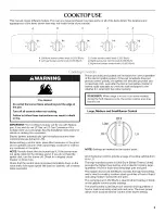 Preview for 5 page of KitchenAid KGRS505X Use & Care Manual