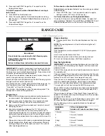 Preview for 18 page of KitchenAid KGRS505XBL Use & Care Manual