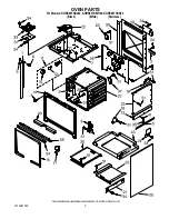 Preview for 3 page of KitchenAid KGRS807SBL - 30 Inch Gas Range Parts List