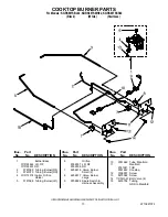 Предварительный просмотр 10 страницы KitchenAid KGRS807SBL - 30 Inch Gas Range Parts List