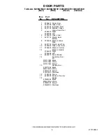 Preview for 6 page of KitchenAid KGRS807SBL01 Parts List