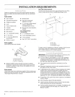 Preview for 4 page of KitchenAid KGRS807SBL02 Installation Instructions Manual