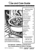 Preview for 1 page of KitchenAid KGRTS07 Use And Care Manual