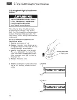 Preview for 16 page of KitchenAid KGRTS07 Use And Care Manual