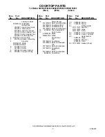 Preview for 2 page of KitchenAid KGSK901SBL00 Parts List